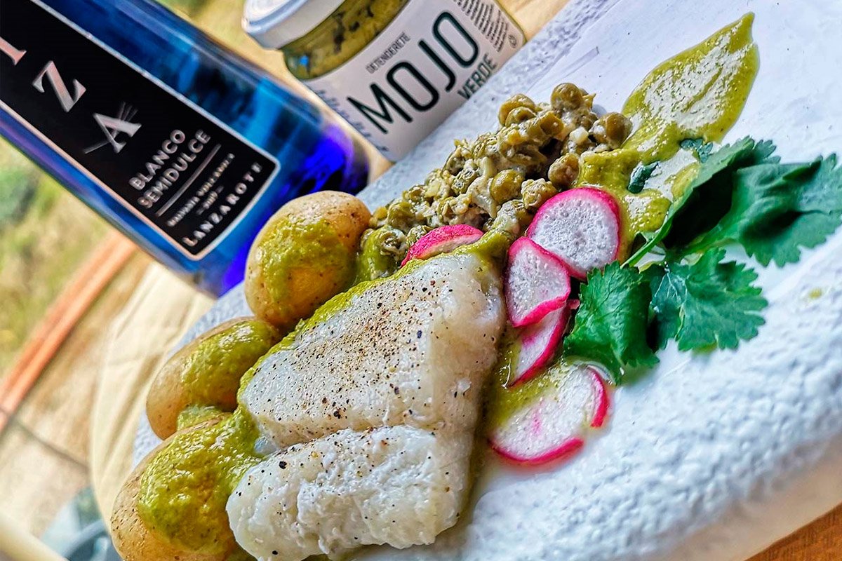 Pescado con mojo